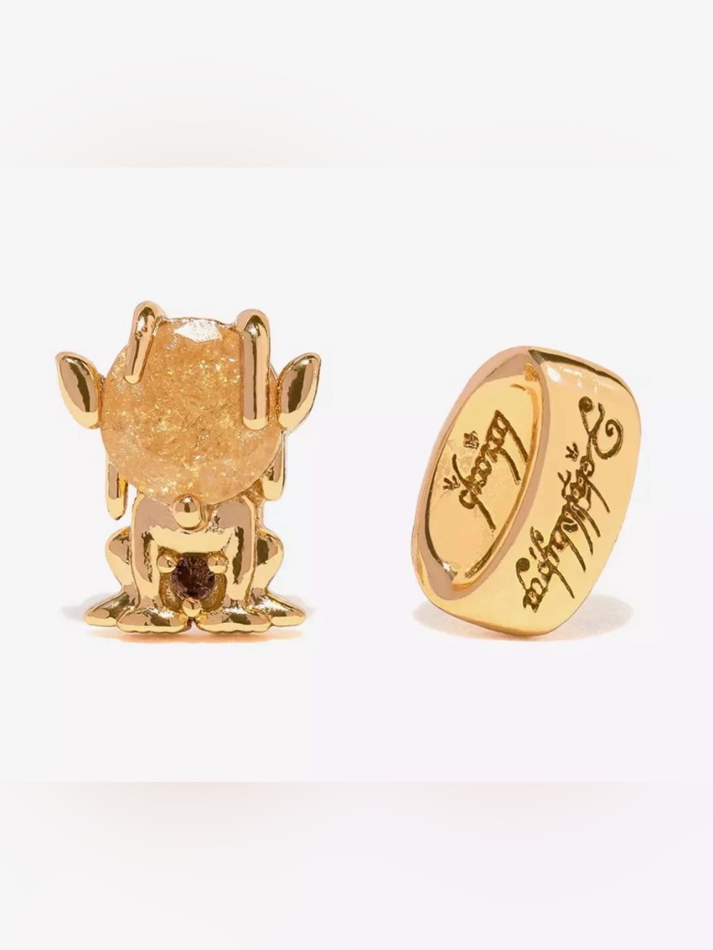NWT Girls Crew The Lord of The Rings Gollum mismatch stud earrings